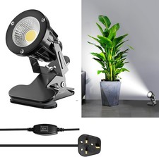 Plug in Spotlight Clip on IP65 Waterproof Plant Uplighters For Indoor Outdoor 7W