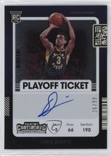 2021-22 Panini Contenders Variation Playoff Ticket 26/99 Chris Duarte Auto 19bs