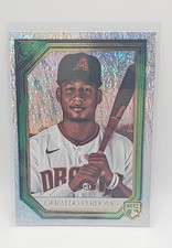 2021 Topps Gallery - Geraldo Perdomo #49 Green Pattern 7 /99 (RC)