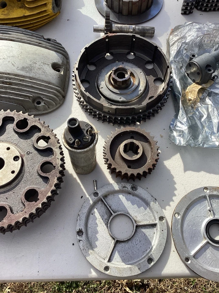 Lote de piezas BSA LIGHTNING 1968 MOTO A65 650 CC DOBLE MOTOR ORIGINAL Foto 4 de 4