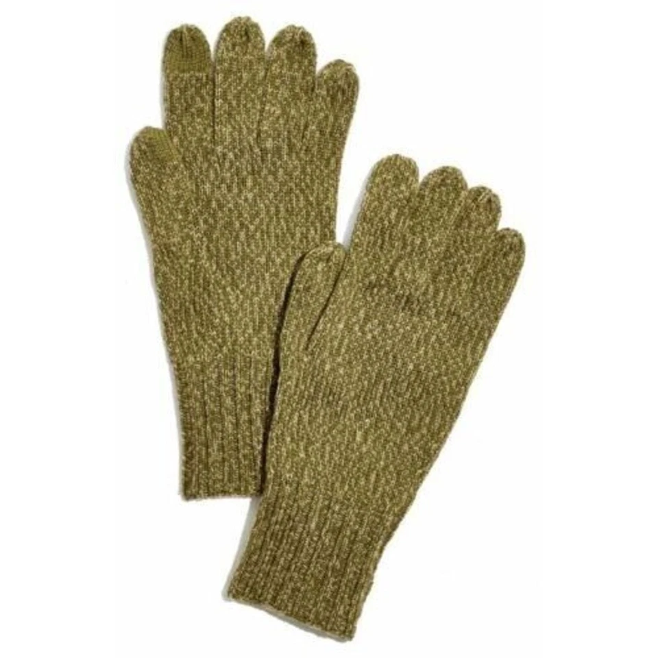 Guantes para enviar mensajes de texto de lana Madewell para mujer talla única verde musgo desierto precio de venta sugerido por el fabricante 38 USD Foto 3 de 3