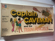 Captain Caveman & The Teen Angels Vintage 1980 MB  Board Game! Complete!