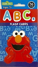 SESAME STREET EDUCATIONAL FLASHCARDS-ABC'S WITH ELMO By Kappa Books Publishers