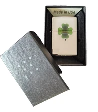 Indiana Jones and The Last Crusade - Elsa's Shamrock Zippo Lighter, Hard Resin 