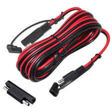 25FT SAE Extension Cable - 16AWG SAE 2 Pin Quick Release Connector Wire Harness,