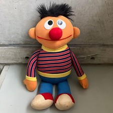 Sesame Street Ernie Plush Vintage Multi-color Large 64cm, Fair Condition