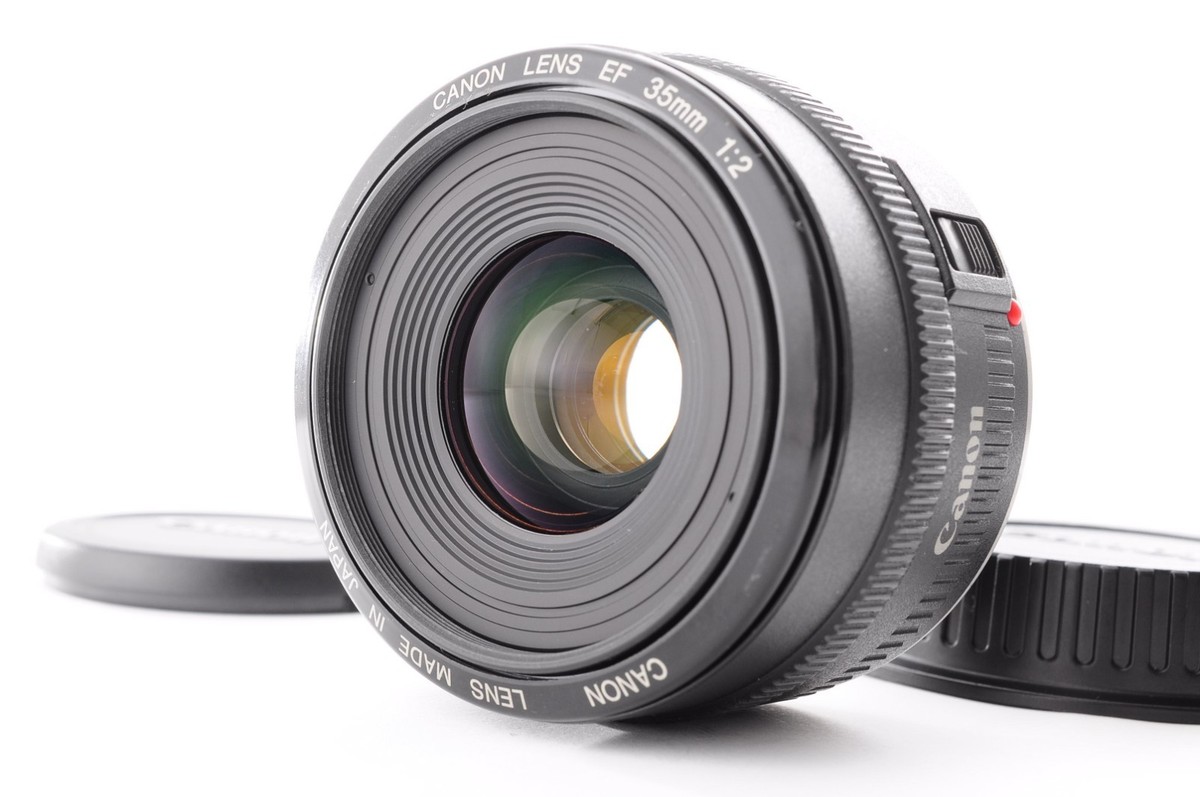 Canon Lens EF 35mm f/2 Excellent+5 Wide Angle Manual Focus Lens