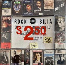  2.50 CLEARANCE BUY 10 GET FREE SHIPPING BUILD MAKE YOUR OWN LOT CASSETTE TAPES