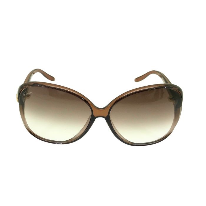 GUCCI Sunglasses Gradient Brown 3525KS-XGJFM Interlocking Heart GG 