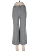 AB Studio Women Gray Dress Pants 10