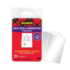 Self Sealing Laminating Pouches 25 Sheets 2 x...