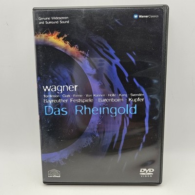 Wagner: Das Rheingold (DVD, 1991) Daniel Barenboim, W/ Booklet, Tested & Working