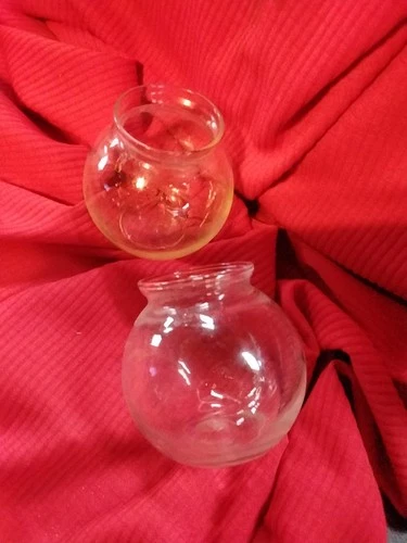 Vintage Small Fish Bowls, Carnival With Goldfish