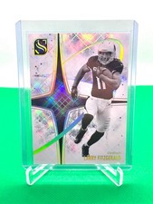 2025 Panini Silhouette Football Larry Fitzgerald White Knight SSP #14 Arizona Ca