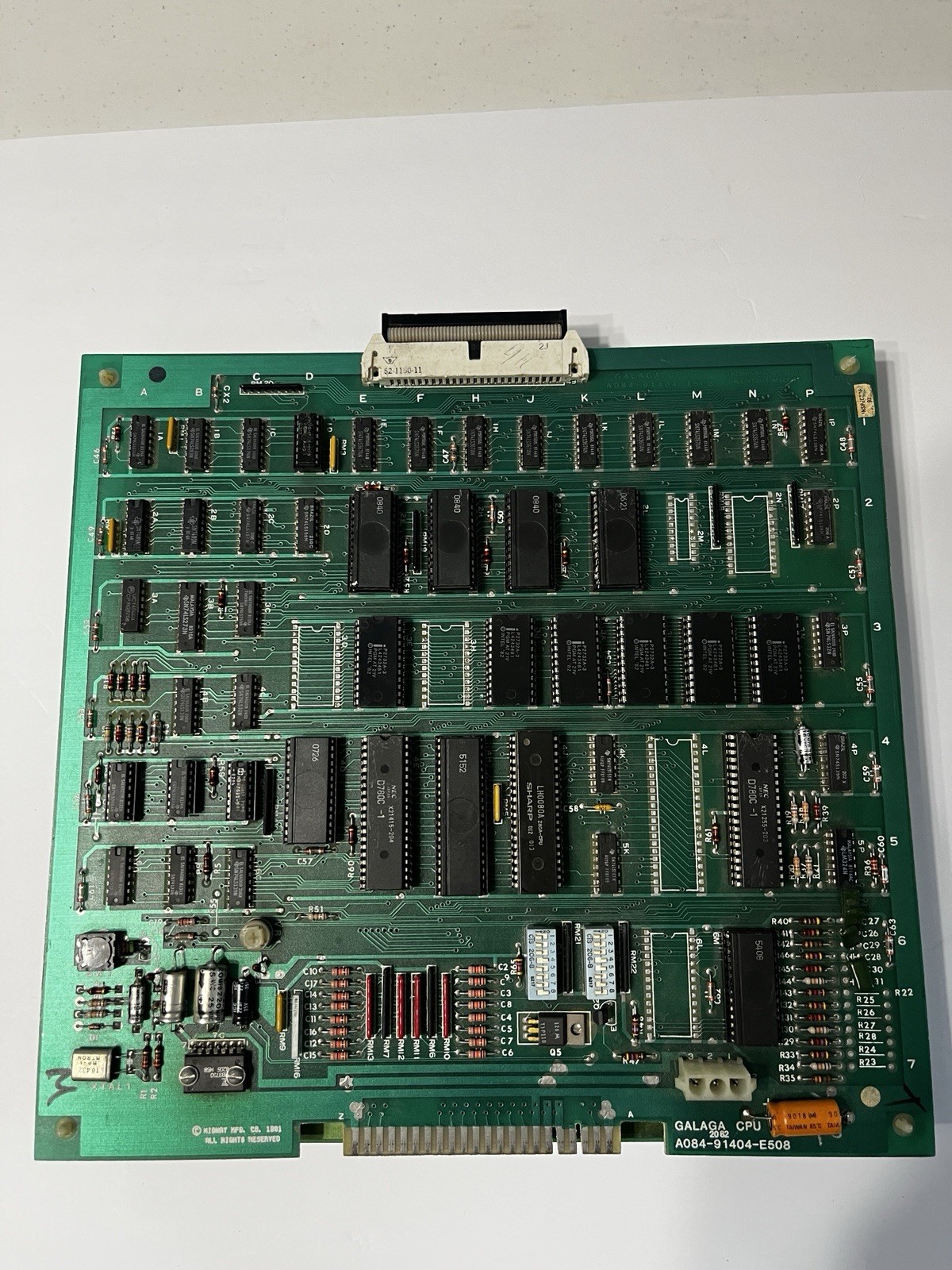 Original Galaga PCB board set,  Working and Complete.