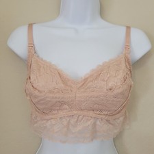 Light Pink 36B Nursing Breastfeeding Lace Wired Bra / Bralette Unbranded