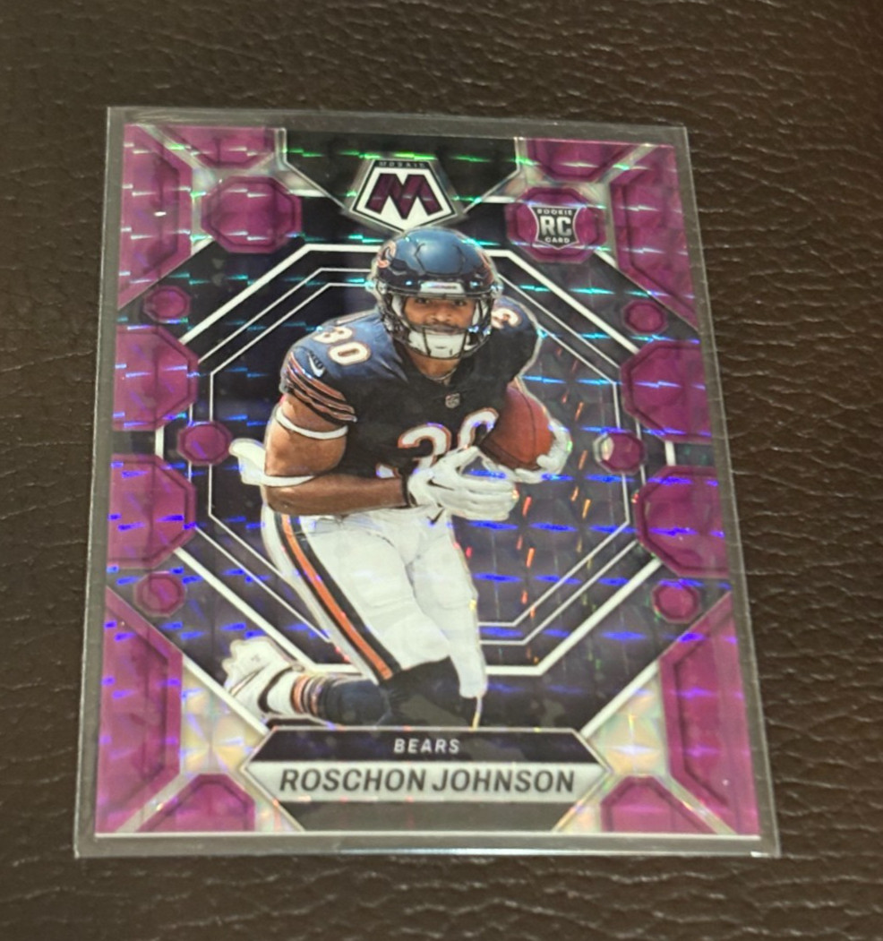 2023 Panini Prizm - Rookies Roschon Johnson #314 Purple Power Prizm /49 (RC)