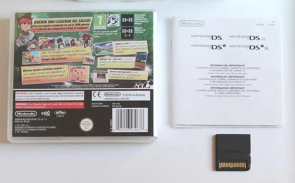 NINTENDO DS : INAZUMA ELEVEN - ITALIANO ! Comp. 3DS e 2DS - CONSEGNA 24/48H, foto 2 di 2