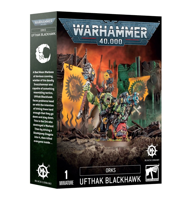 Games Workshop - Warhammer 40,000 - Orks- Ufthak Blackhawk -  NEW SEALED
