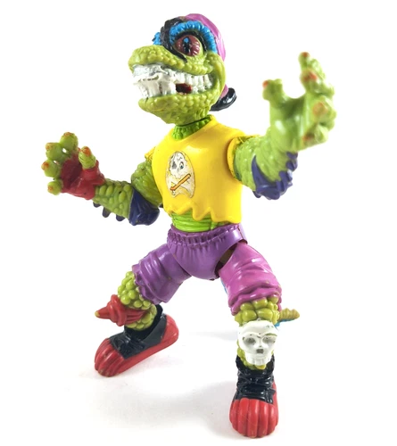 1990 TMNT Teenage Mutant Ninja Turtles Mondo Gecko Playmates Figure Vintage