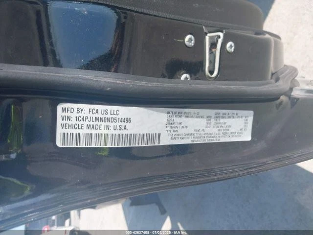 Used Air Cleaner Assembly fits: 2022 Jeep Cherokee 2.0 Grade A - Image 2 of 4