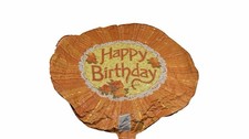 Vintage FIB Happy Birthday Mylar Foil Balloon...