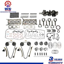 Engine Rebuild Kit Crankshaft Timing Chain For Kia Santa Hyundai G6DH 3.3L 11-19