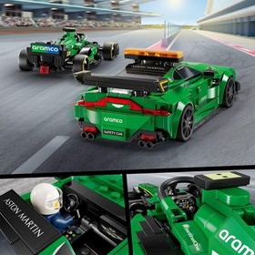LEGO 76925 Speed Champions Aston Martin Safety Car & AMR23 Racing Car Toy, 2