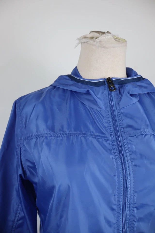 LONSDALE KWAY GIUBBINO DONNA TG M WOMEN IMPERMEABILE CASUAL JACKET VINTAGE BLU - Image 2 of 4