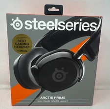 Steel Series Arctis Prime Gaming Headset Black 3.5mm eSports Tested & Works!
