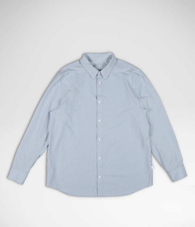 lululemon Men's Casual Button Down Shirt Size M Blue