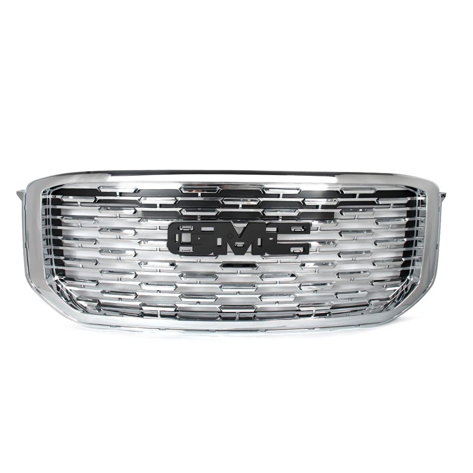 For GMC Yukon XL 2015-2020 Denali Sport Front Upper Grille Chrome Mesh Grill NEW Foto 4 de 4