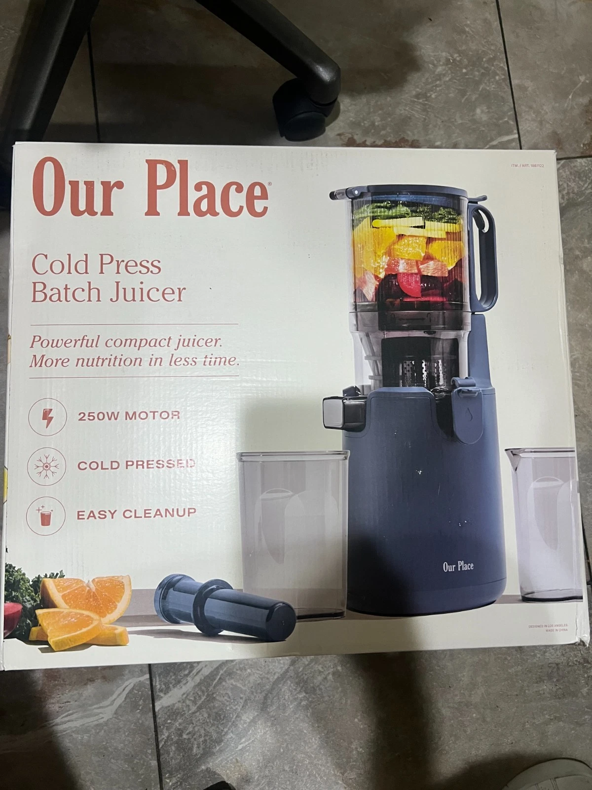 Our Place Cold Press Batch Juicer, Blue - NEW
Opens in a new window or tab
