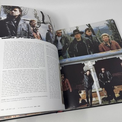 U2 by U2 Hardcover Book Bono The Edge Adam Clayton Larry Mullen Jr