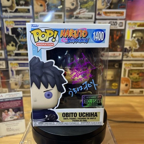Funko Pop! Naruto - Obito Uchiha - (Exclusive) #1400 Signed by Wataru Takagi JVA