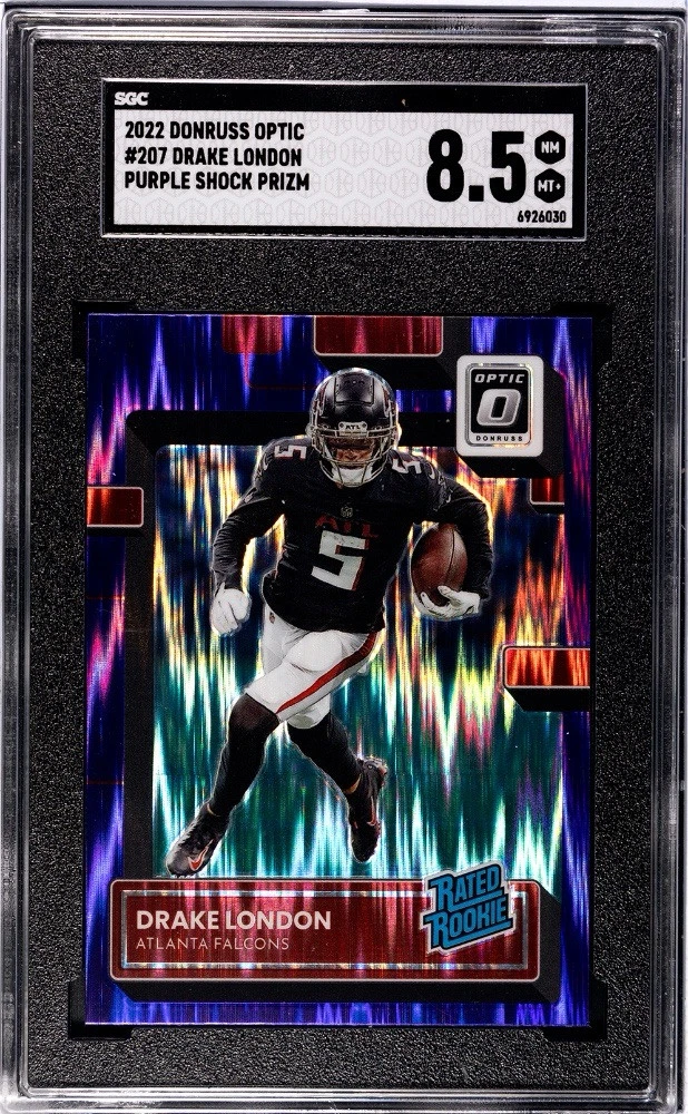 Drake London trading card