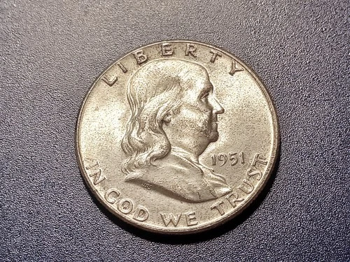 Choice BU 1951-P Franklin Half Dollar