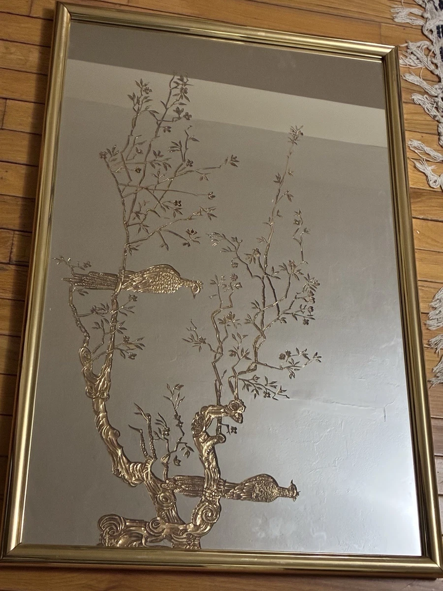 Peacock Mirror In Antique Mirrors for sale | eBay