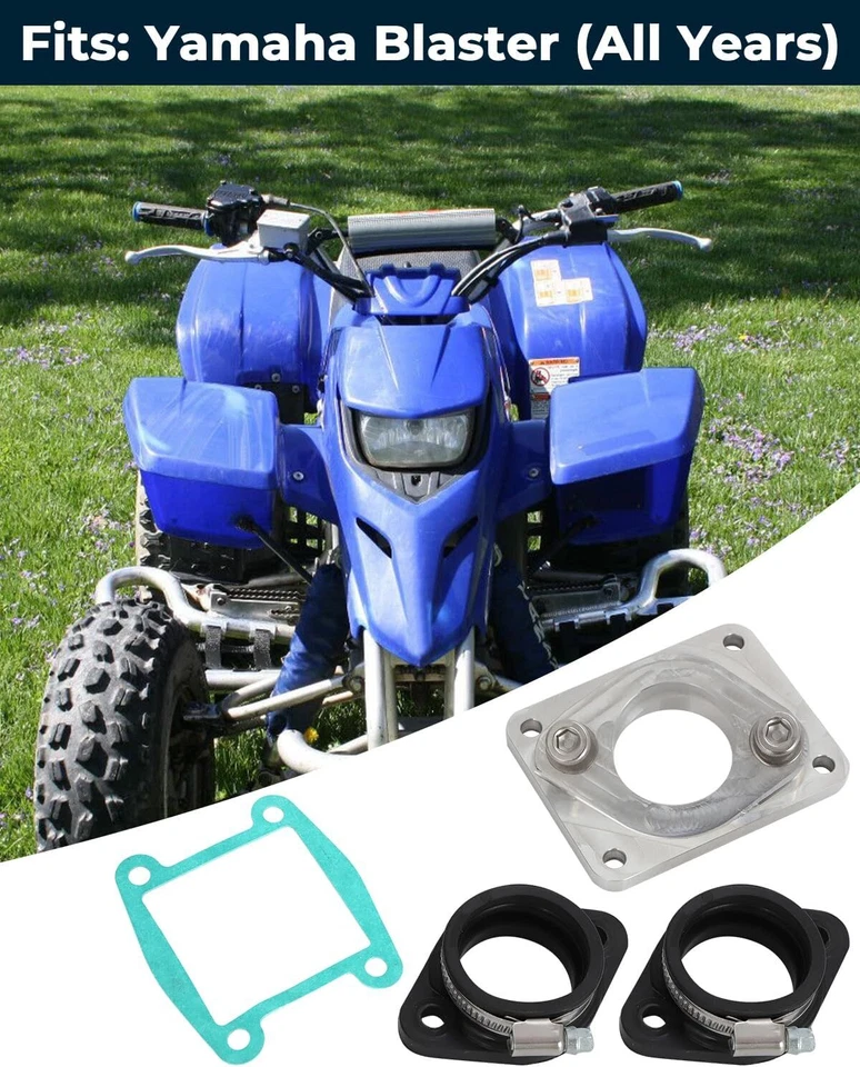 For Yamaha Blaster 200 YFS200 Pro Flow Control 35-38mm Carb Intake Manifold Kit - Image 4 of 4