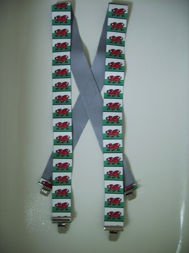 Men's Suspenders With Metal Snap-On Clips & Belt Loops - Y-Back Style, USA Made, Multiple Colors