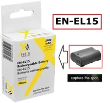 Rechargeable Hi Capacity EN-EL15 Lithium Ion Battery for Nikon 1 V1