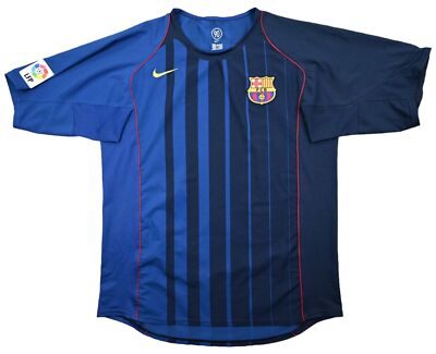 Nike 2004-05 FC BARCELONA SHIRT TRIKOT XL | eBay