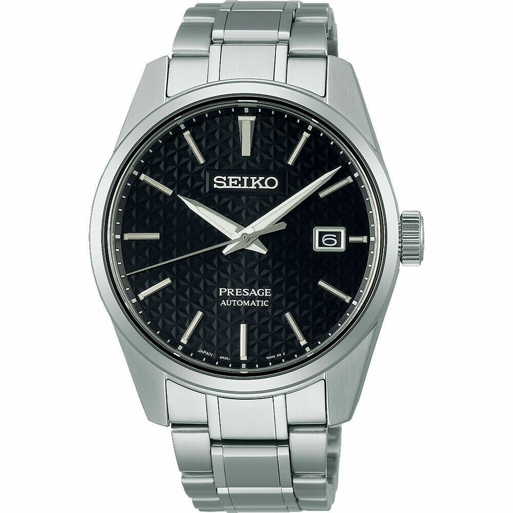 Seiko Presage Sharp Edged Series Sumi-Iro Black Men's Watch