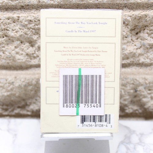 Elton John Something About The Way You Look Tonight / Candle Cassette Single #2 - Picture 2 of 3