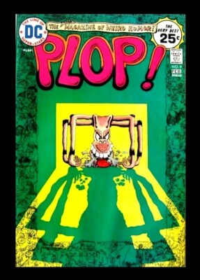 PLOP! VOL 3 #9, JAN 1975, 1ST PRINT, FOUR-ARMED BONE EATER WOLVERTON, DC COMIC