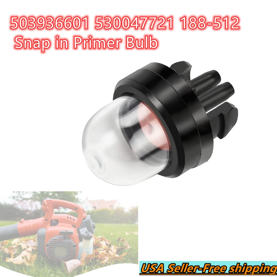 5 Snap In Primer Bulb For Poulan Ryobi Homelite Toro Craftsman Blower Weedeater - Image 4 of 4