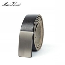 Casual Pin Buckle Cowskin Belts Men Fashion Garments Apparel Leather Solid Belt