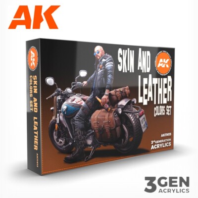AK Interactive: Skin and Leather Colors - Paint Set - AK11613