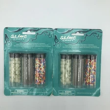 Slime Craft Beads American Crafts - Glow In The Dark, Microbeads Foam Beads 2pk