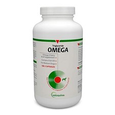 Vetoquinol Triglyceride Omega Capsules for Medium Dogs - 250 Capsules 
